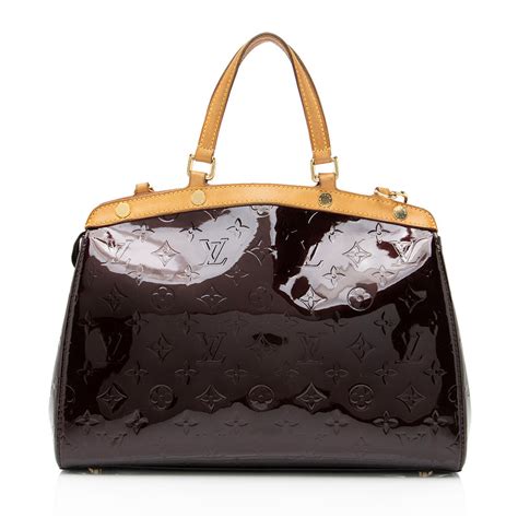 lv vernis brea|2015 Monogram Vernis Brea MM satchel .